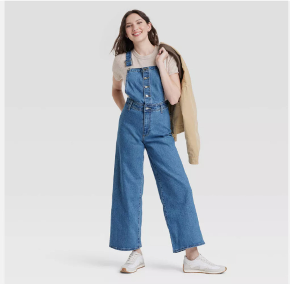 Denim Sailor Overalls Sz 10 NWT Medium Wash Universal Thread